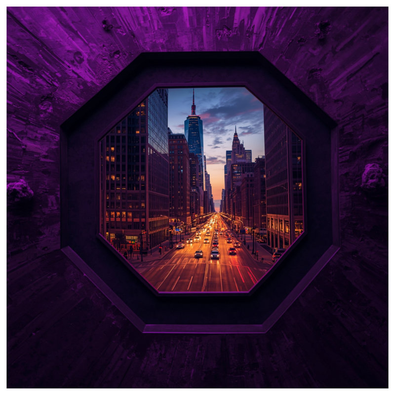 Coussins City City, 14 X 14 pouces