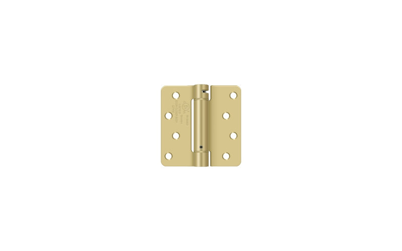 64'' x 64'' Steel Surface Mount Hinge, Brushed Brass