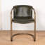Chiavari Leather Dining Chair In Emerald Green 