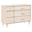 Lolly 6-Drawer Assembled Double Dresser-699398869
