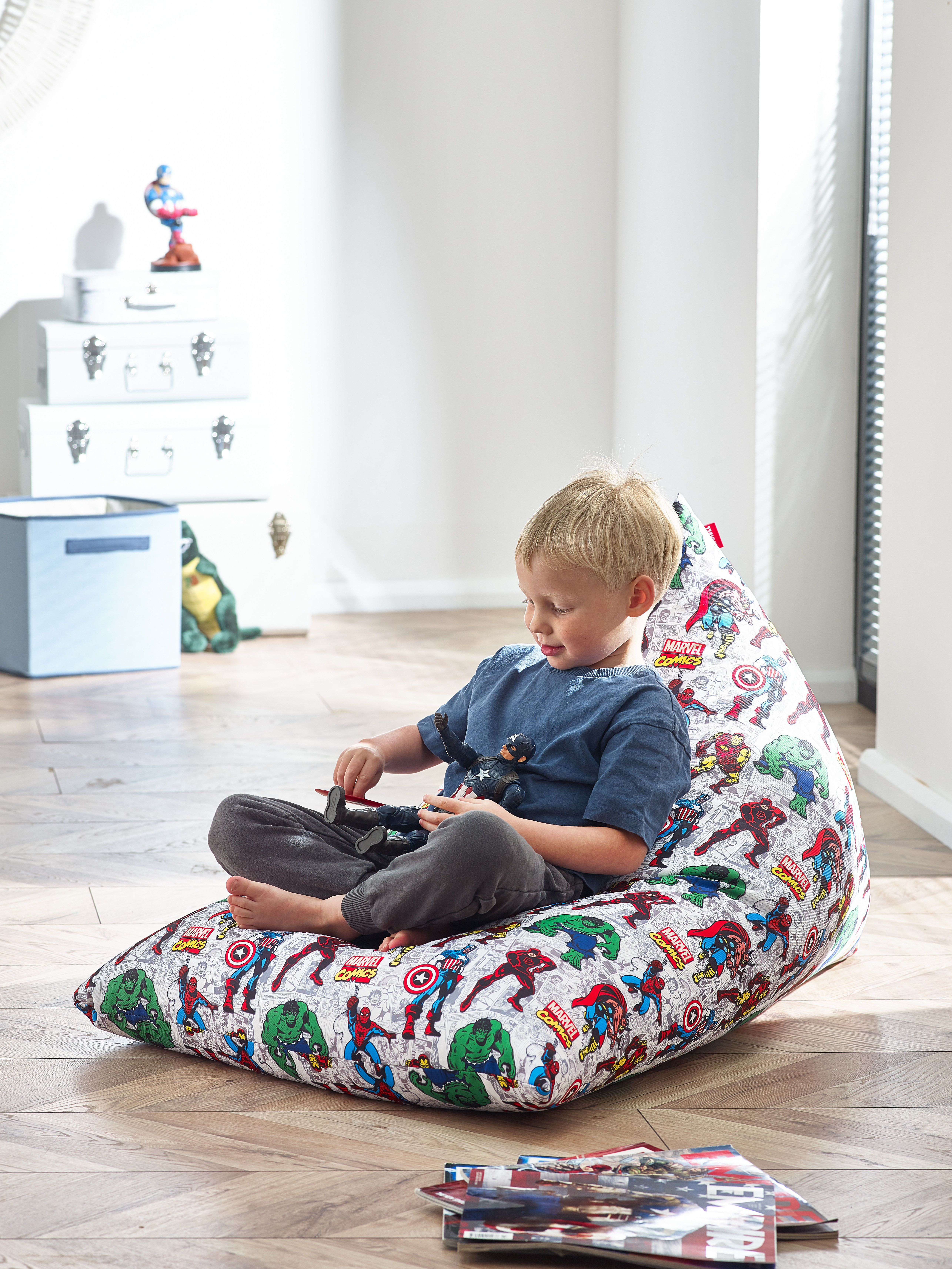 Disney Marvel The Avengers Superhero Bean Bag For Kids