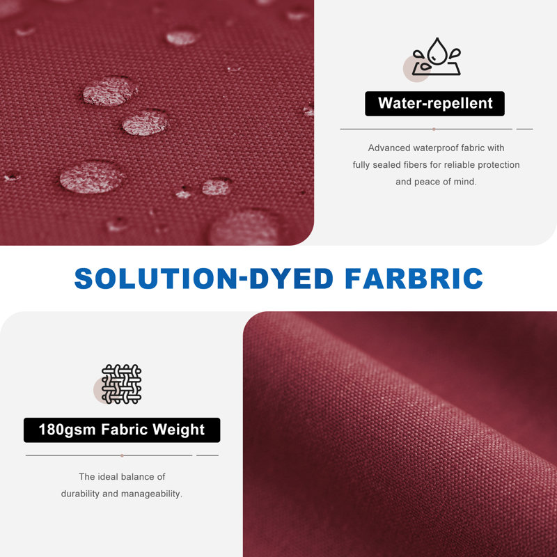 Améliorez votre espace extérieur: parasol rectangulaire de 6 pi x 9 pi avec protection contre les rayons UV, inclinaison facile et résistance au vent