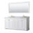 Avery 72'' Double Bathroom Vanity with Top with Mirror-98262356-97875698