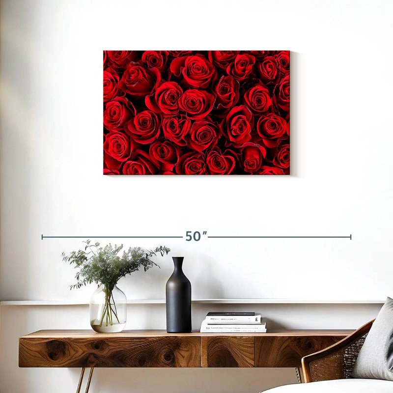Bouquet de roses rouges Harnek, H 20 po x l 30 po