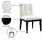 Adrian Vegan Leather Dining Side Chair-1125525176-1125525172