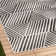 NICOLE MILLER NEW YORK Patio Country Ombre Geo Outdoor Area Rug, Black/Cream