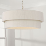 Luminaire suspendu tambour 4 lumières Casta
