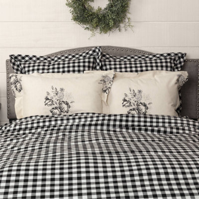 Cotton Blend Floral Sham Set