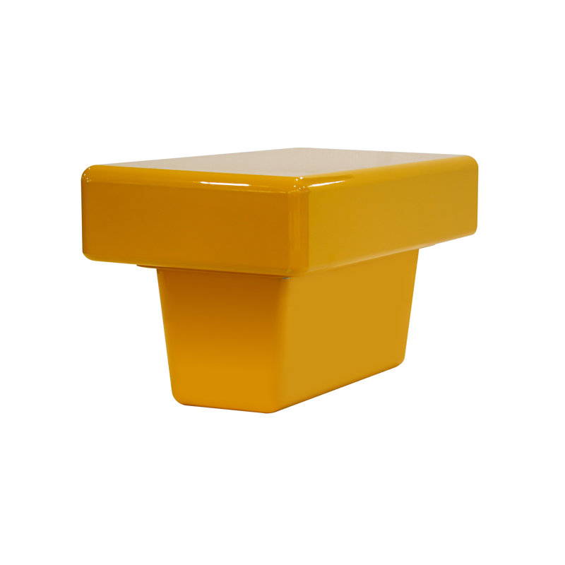 Table de bout Gattis Home, Jaune / jaune, Mdf