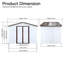 Metal garden sheds outdoor storage sheds-117711748-123186417