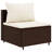 Vidaxl 6 Piece Patio Lounge Set With Cushions Poly Rattan-1829859698-1829859696