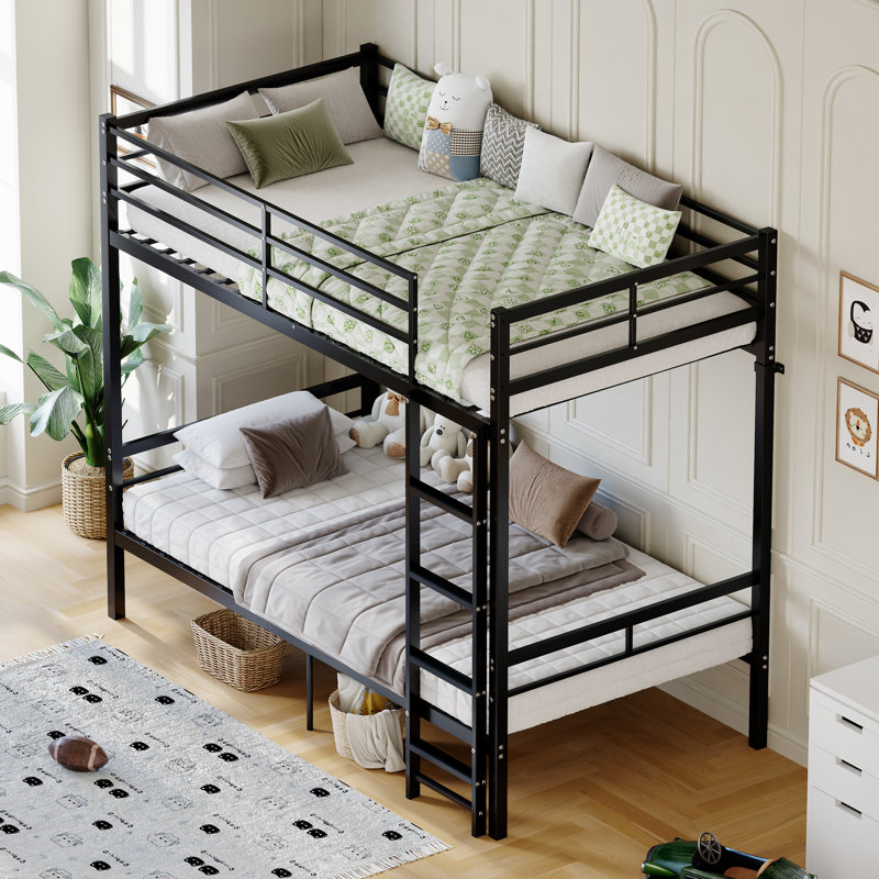 Lit peu encombrant avec rangement, lit simple en métal, chambre à coucher moderne