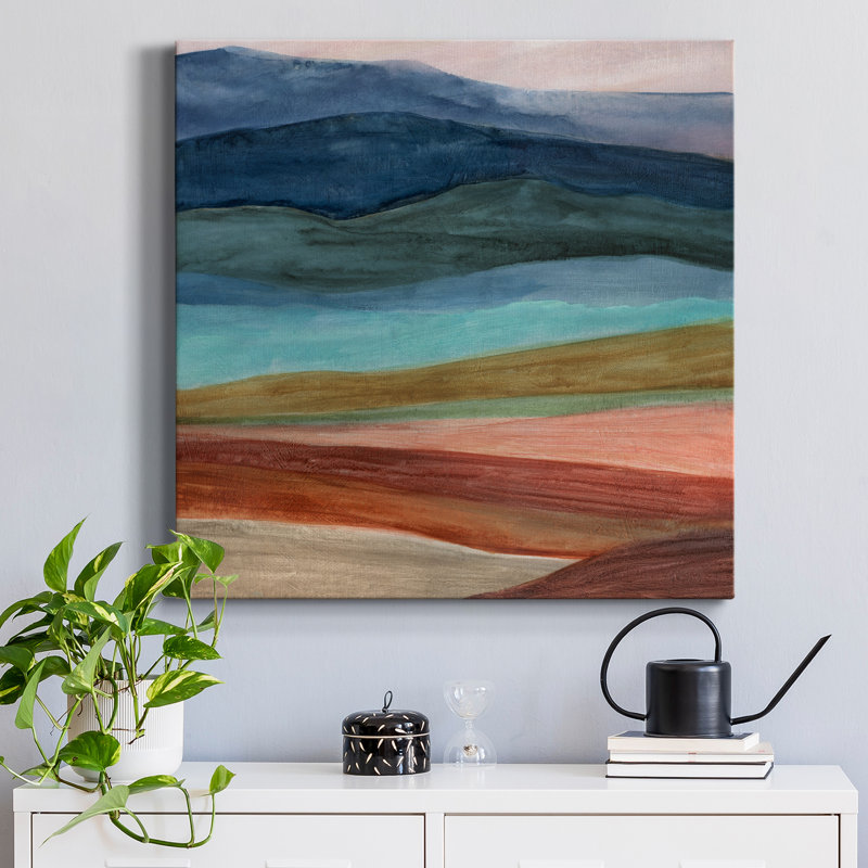 " Desert Layers ", 40" H x 40" W x 1.5" D