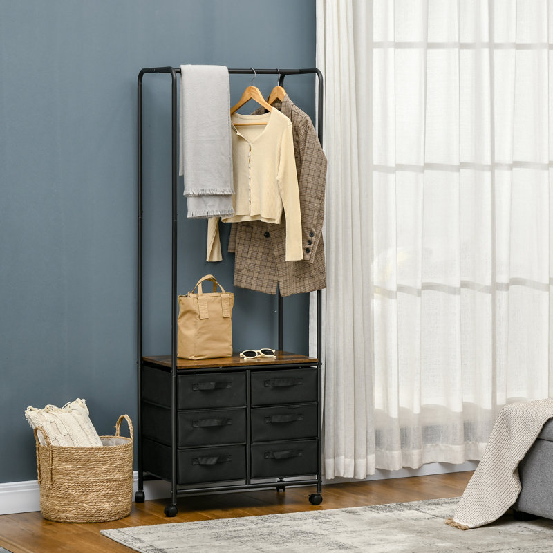 Ultra 63.5cm Rolling Clothes Racks