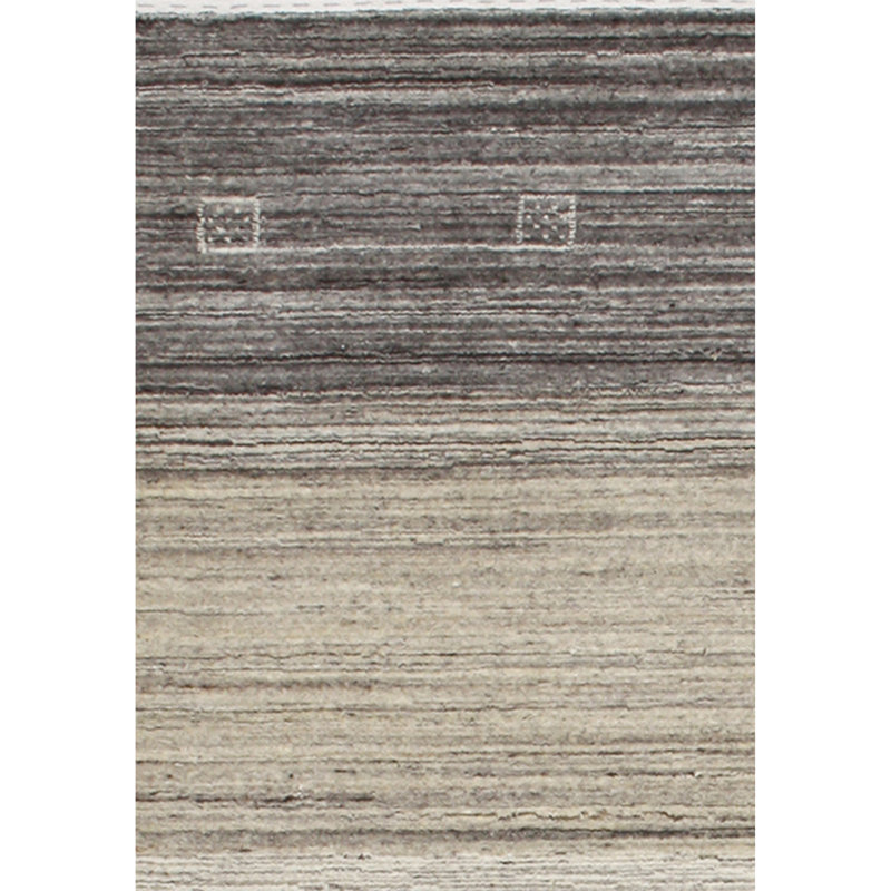 Wool Striped Area Rug, Rectangle 6' x 9'