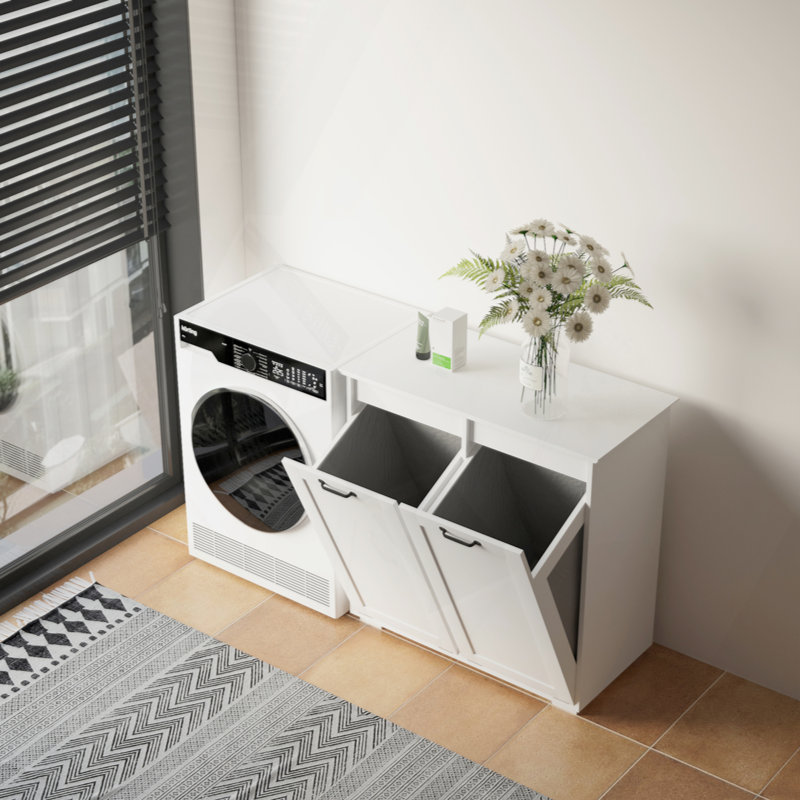 Armoire à linge, avec 2 sacs de doublure amovibles