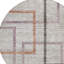 Tapis d'intérieur rond 8 po Taupe