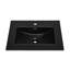 Comptoir de meuble-lavabo en céramique noir mat 24 po Swiss Madison-101635199-117223404