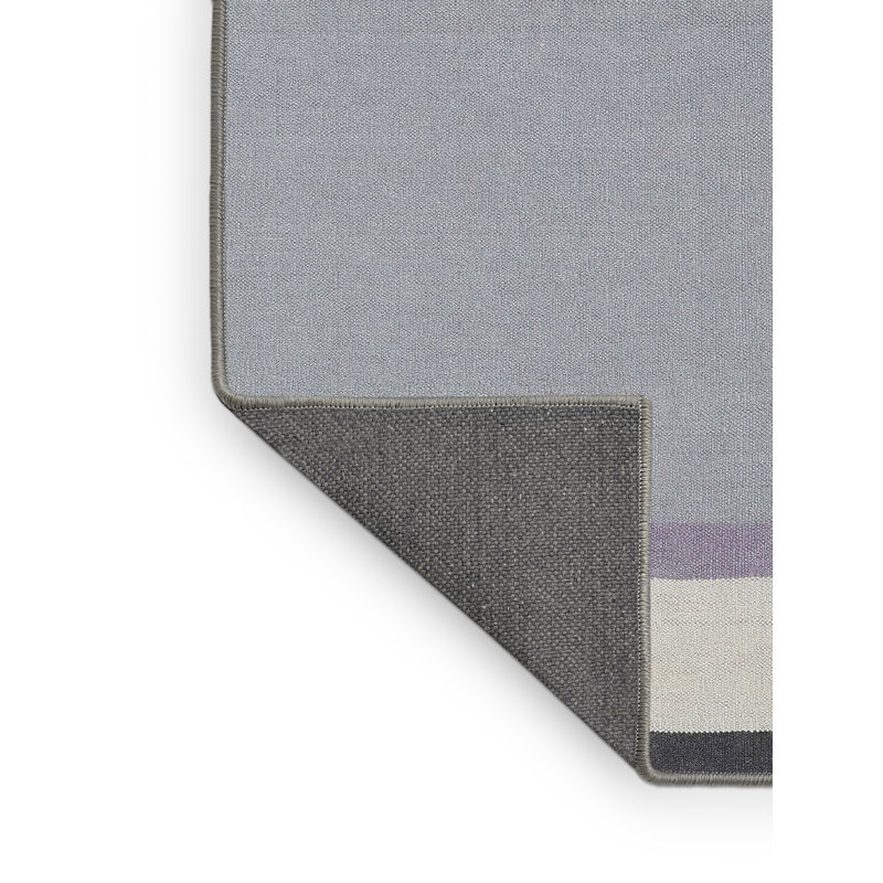 Tapis contemporain gris / rouge / noir, Rectangle 3 pi x 5 pi