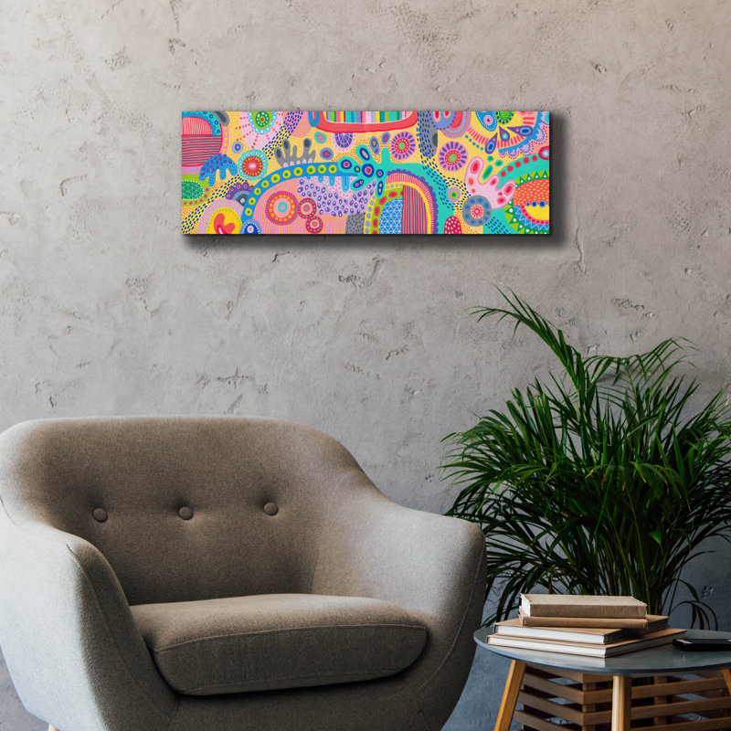 Epic Graffiti 'Party Time' by Hello Angel Canvas Wall Art