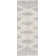 Gala Southwestern Shaggy Plush Grey/Beige/Cream Area Rug
