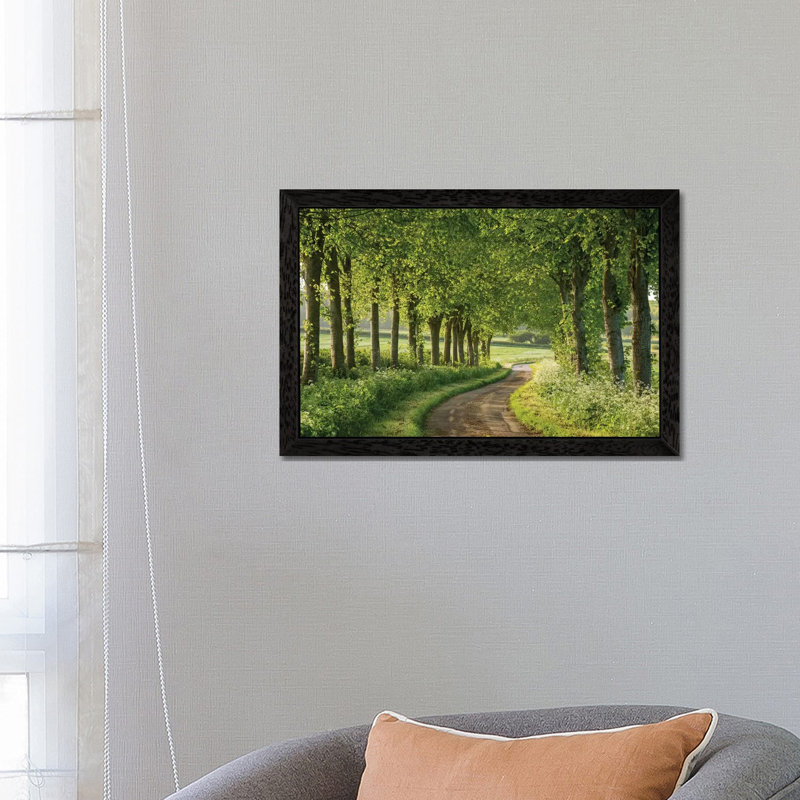 Adam Burton - Print on Canvas, 101.6 cm H x 66.04 cm W, Black Floater Framed