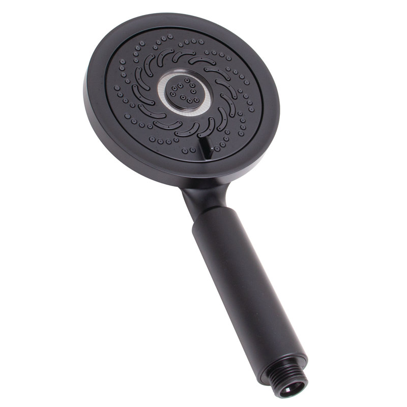 Matte Black Multi-Function Handheld Shower Head with Hose
