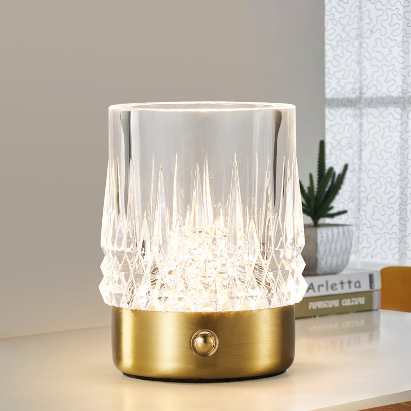 Metal USB Novelty Lamp, Gold