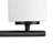 4-Light Black Bath Vanity Light with Etched Glass Shades-916516008