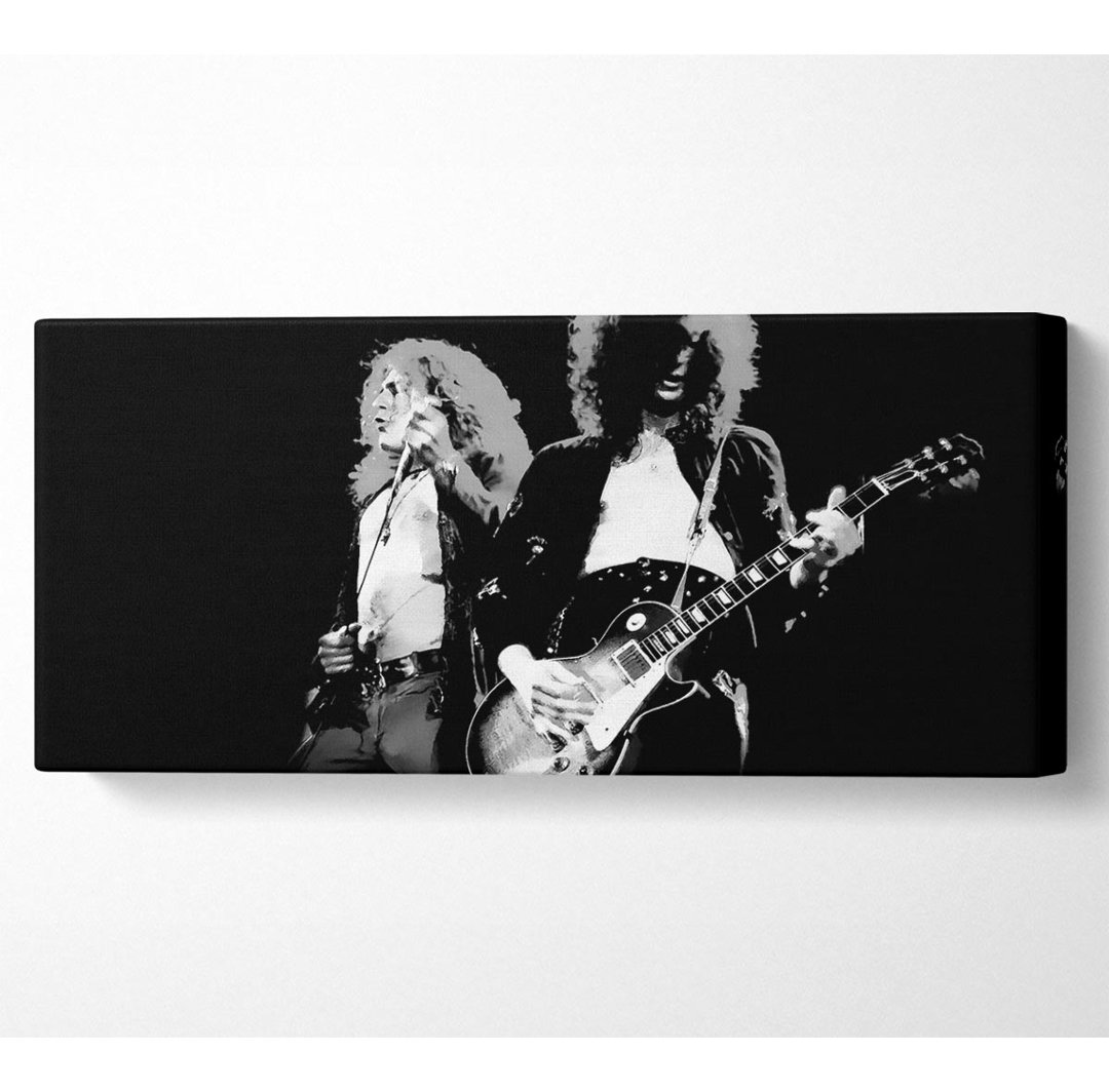 Led Zepplin auf der Bühne Panorama-Leinwand