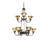 Duboce 9 - Light Steel Chandelier