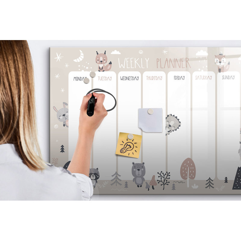 Magnetic Glass Dry Erase Board