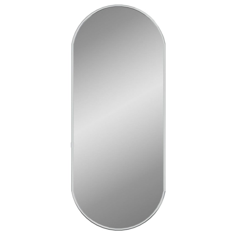 Kluk Wall Mirror, 25cm x 60cm, Silver