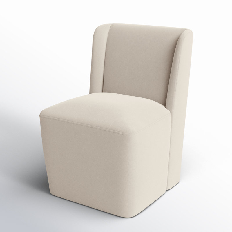 Amita Upholstered Dining Chair, Cream