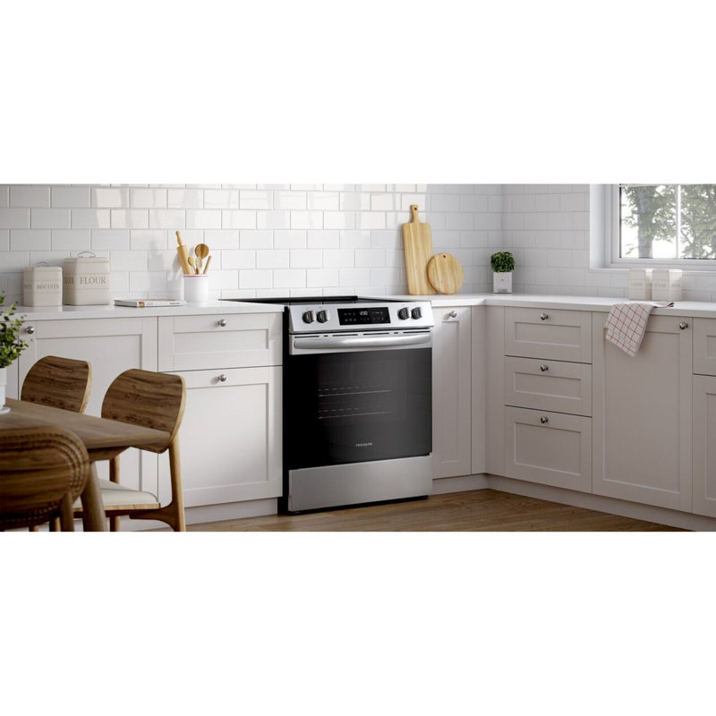 30" Front Control Electric Range with Air Fry