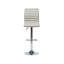 Greta Swivel Upholstered Adjustable Height Bar Stool