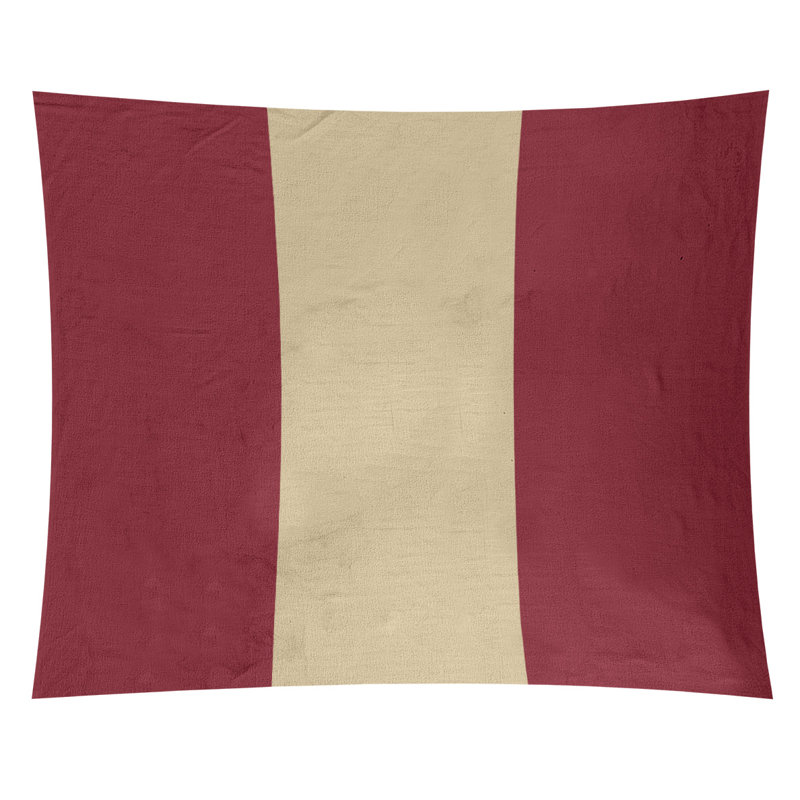 Tapisserie de polyester Arizona, Rouge brique / sable du désert / rouge brique, H 68 po x l 80 po x P 2 po