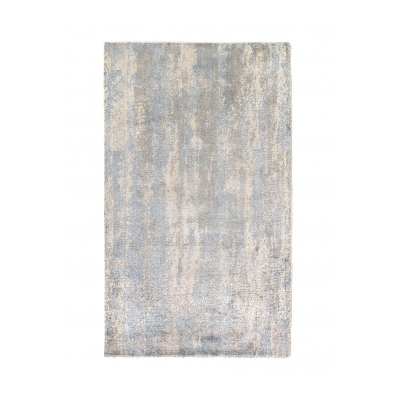 Ceonna Silk Area Rug in Gray