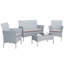 Outdoor Gerardi All Weather Wicker 4 - Person Seating Group with Cushions-753778708