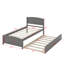 Lit plateforme simple avec lit gigogne