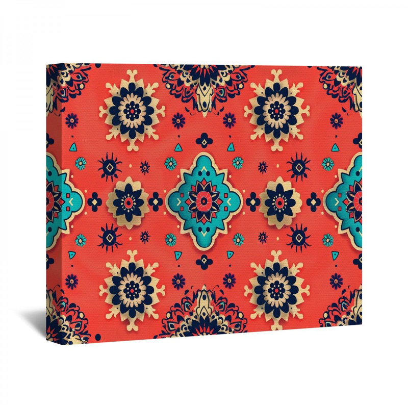 12169_Mandala, reproduction d'art sur toile, H 16 po x l 20 po x P 3 po