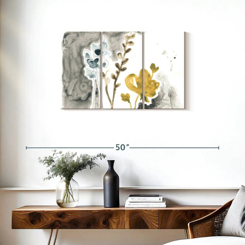 Harnek Navy Garden Inspiration II, 20" H x 33" W