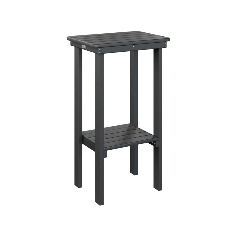 Berlin Gardens Rectangular End Bar Table, Black