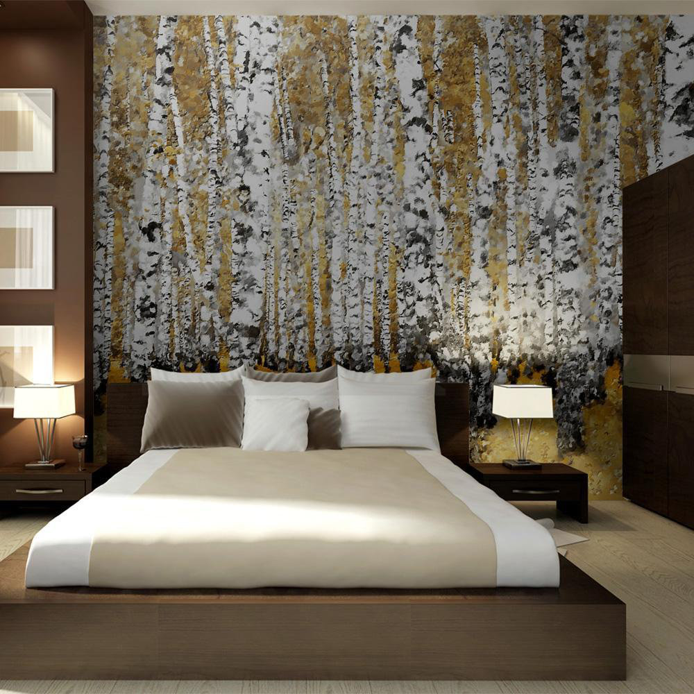 Daynna Autumnal Birch Forest Wall Mural Loon Peak® 