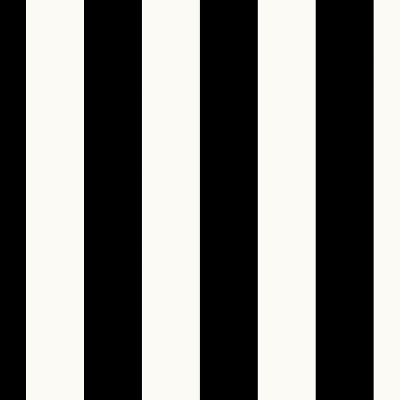 Papier peint à rayures 32,7 pi x 20,5 po Shades, Perle / noir