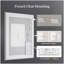 Miroir de salle de bain à DEL rétroéclairé sans cadre certifié Lunara UL-277096513