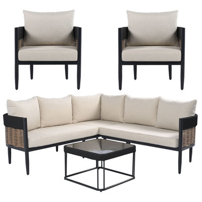 Corrente 5 Piece Outdoor Sofa Conversation Set
