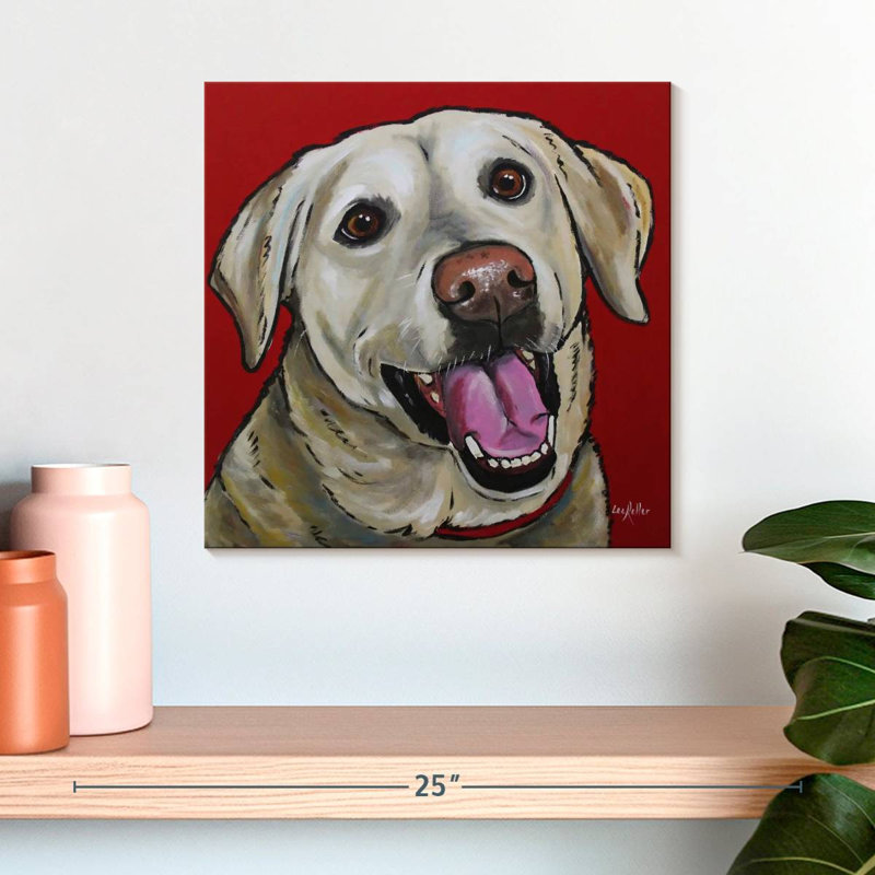 Crowle Lab Marley Labrador, 16" H x 16" W