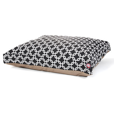 Links Geometric Polyester Pet Bed