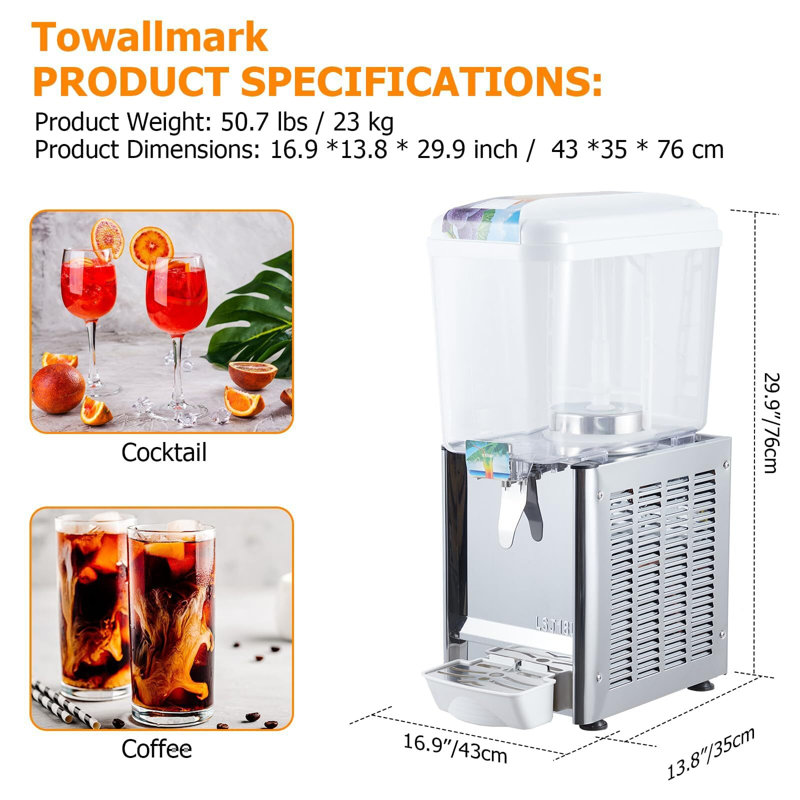 Distributeur de boissons commercial, avec contrôleur de thermostat